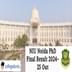 NIU Noida PhD Final Result 2024-25 Out; Check Details Here